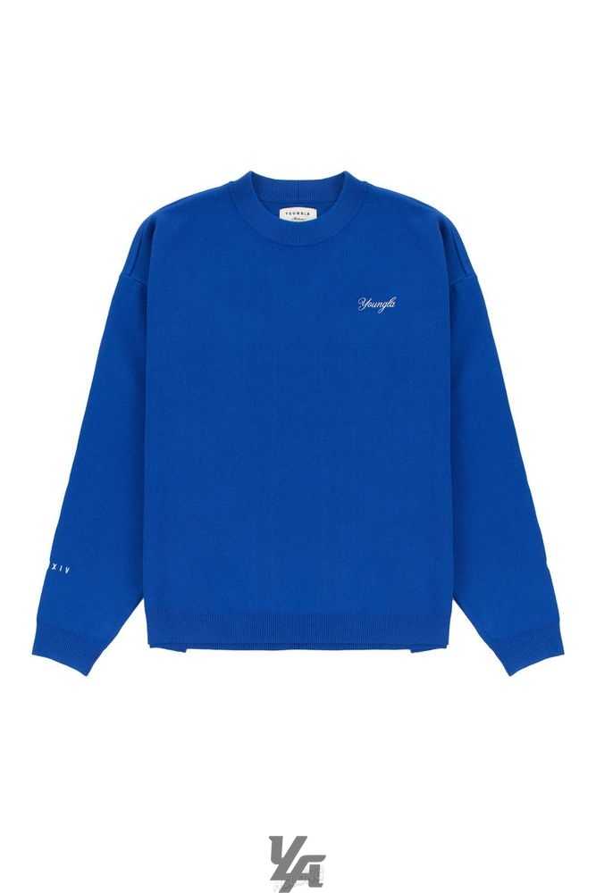 Royal Blue YoungLa 543 Essex Sweaters | 1350-SDUYG