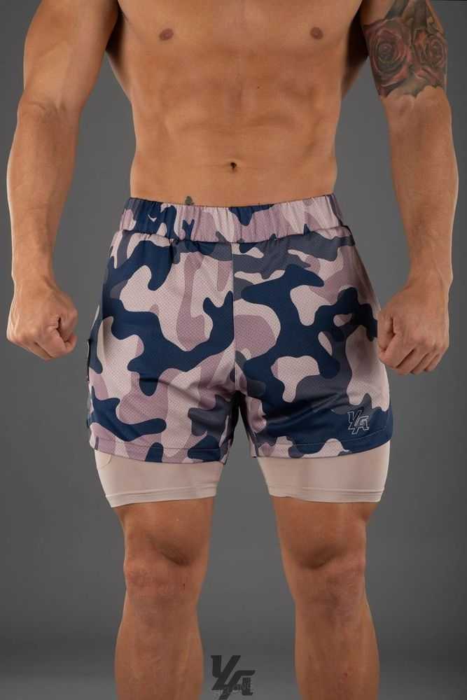 Sahara Camo YoungLa 105 Compression Shorts 2.0 | 8395-OTEUC