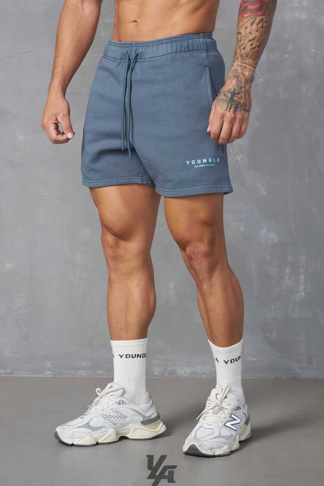 Slate Wash YoungLa 153 - Immortal Club Shorts | 1234-BWOJS