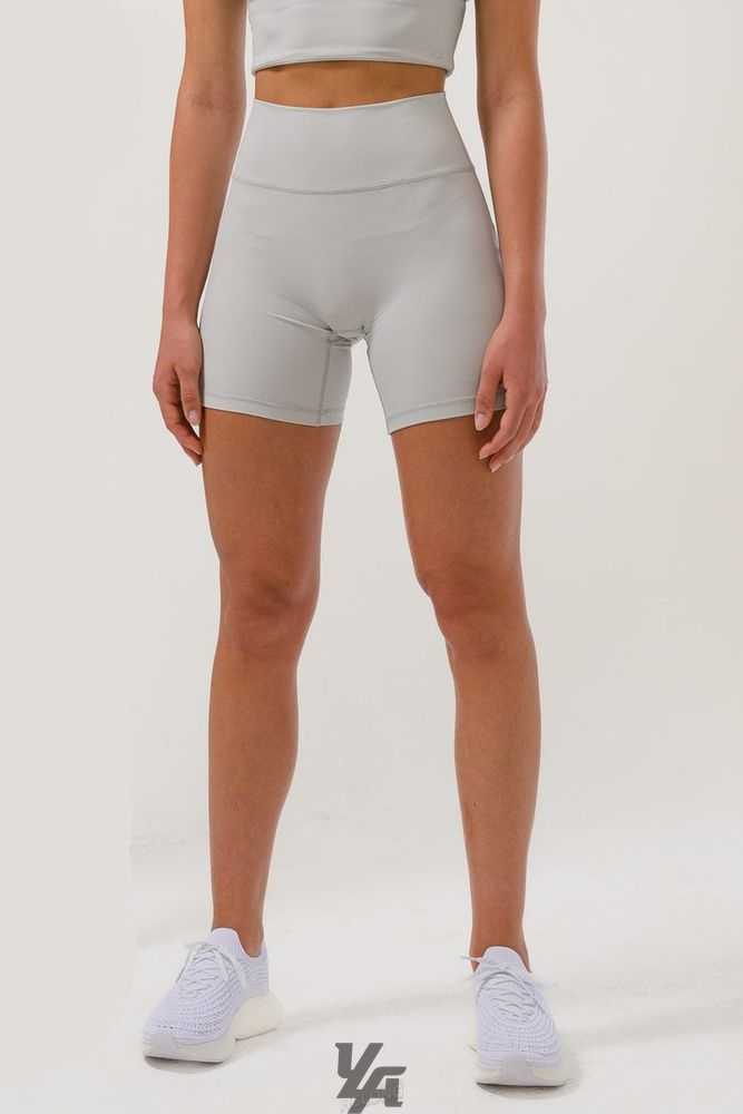 Succulent Grey YoungLa W109 Level Up Biker Short 7\