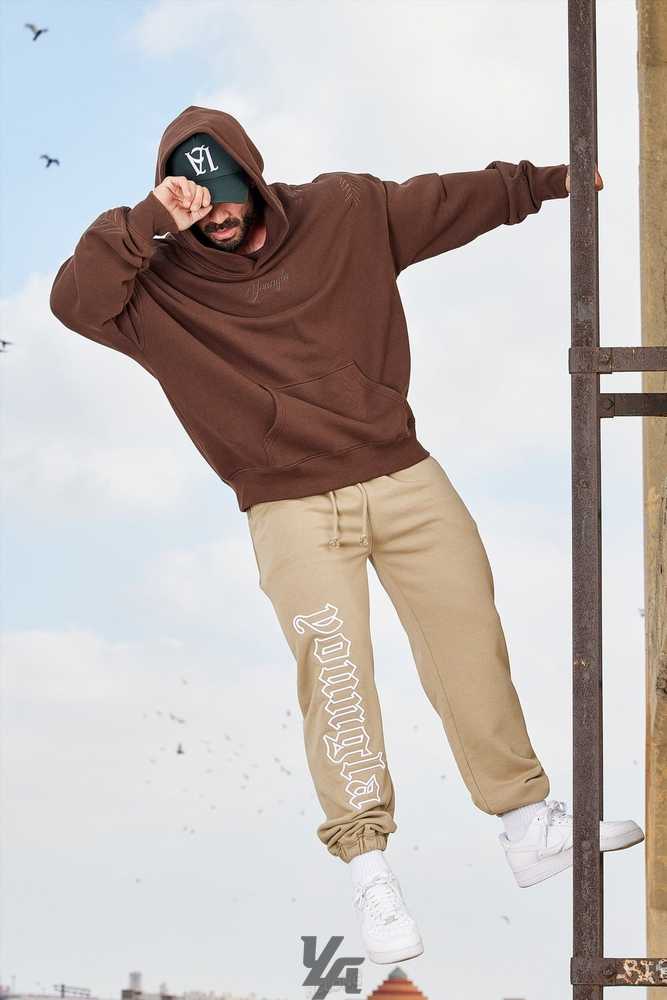 Tan Wash YoungLa 256 Anthem Joggers | 8293-FMDOY