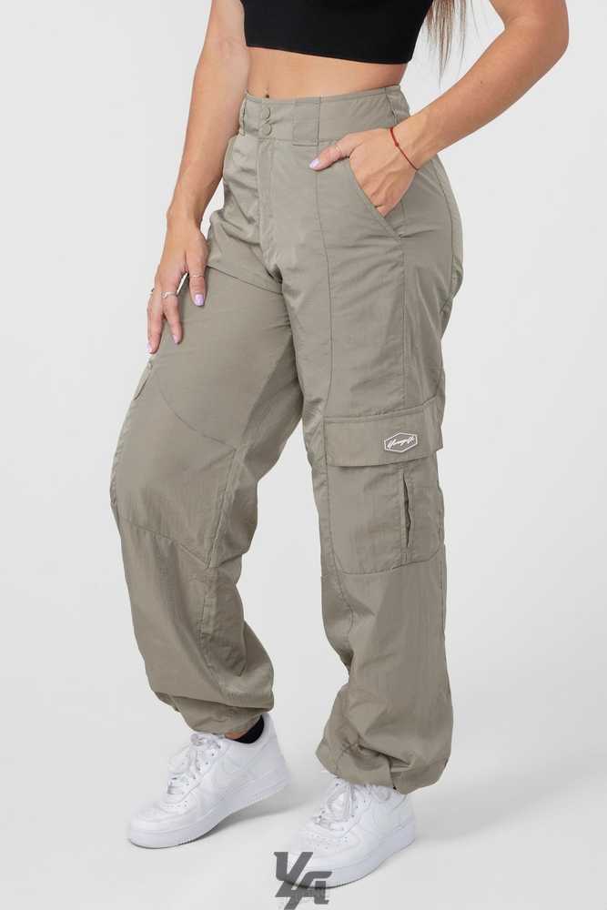 Taupe YoungLa W222 Retro Cargo Joggers | 2106-UMQOR