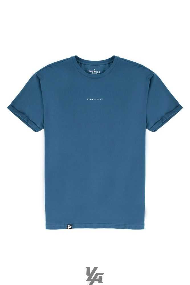 Teal YoungLa 456 Simplicity Tees | 9513-UDRKG