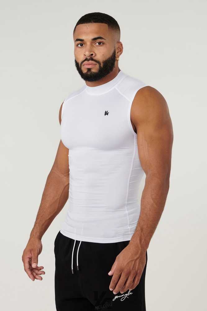 White YoungLa 315 - Stealth Compression Cut-Offs | 4852-FTBLX