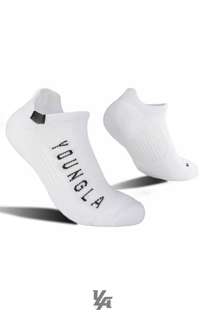 White YoungLa 710 Performance Ankle Socks 3-Pack | 2465-DLQBZ