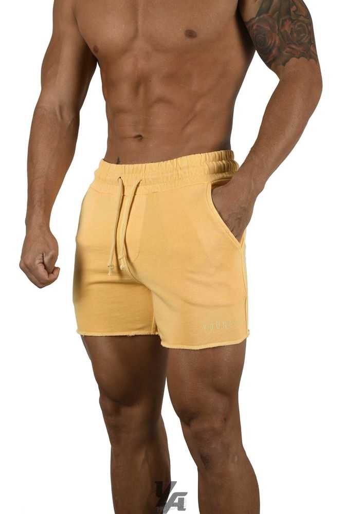 Yellow Wash YoungLa 103 Shorts Pigment Washed | 7354-STPBE