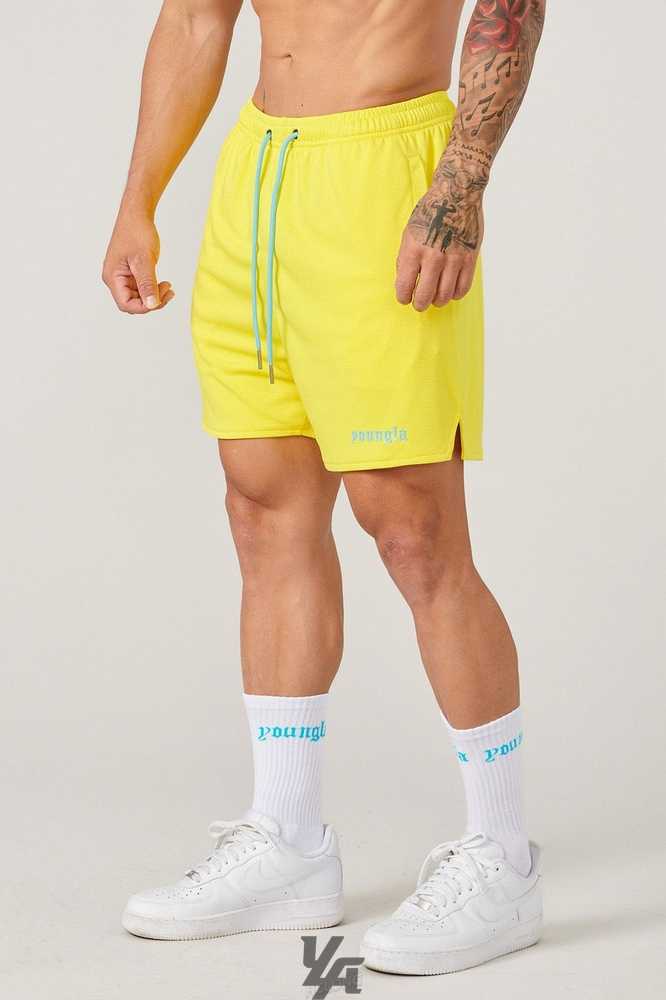 Yellow YoungLa 134 Game-Time Shorts & Socks Set | 9602-TNGXS